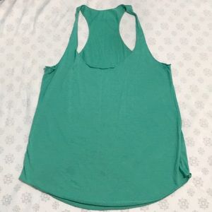 Blue-green tank top